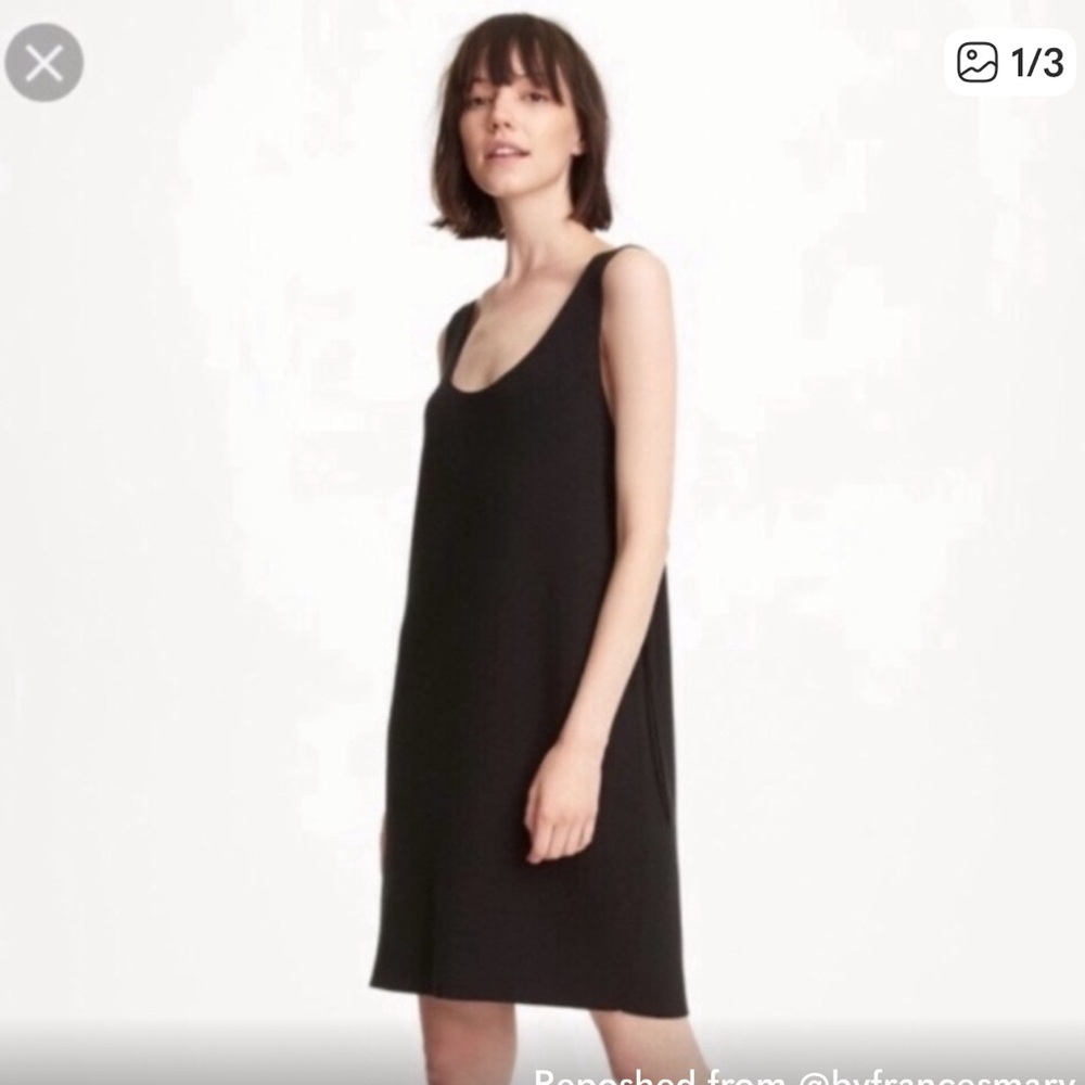 Club Monaco Bindell Black Mini Dress